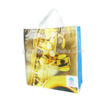 OEM odm portable rpet pp woven shopping bag foldable